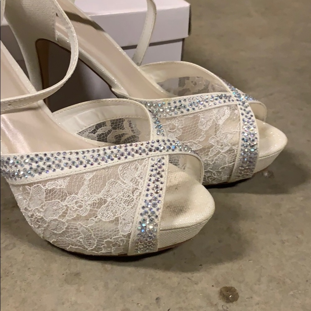 David’s Bridal Dress heels